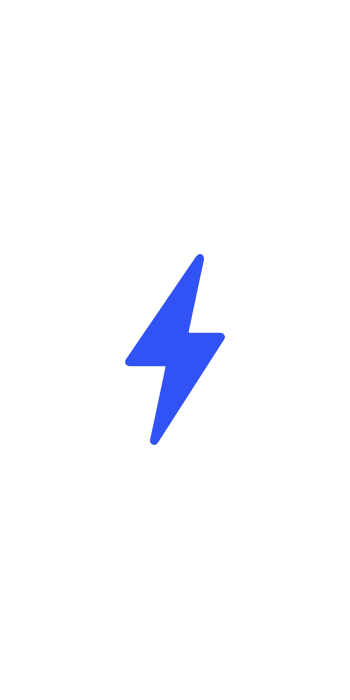 Blue lightning - tiny with margin 3
